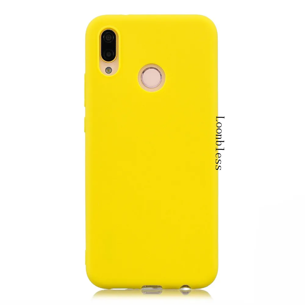 Чехол для huawei Y6 2019 Y6Pro чехол карамельный MRD-LX1F Матовый ТПУ бампер задняя крышка