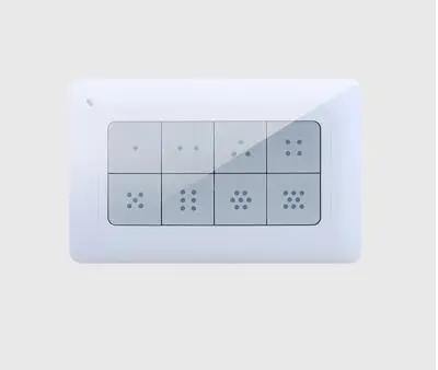 868,42 МГц(ЕС) супер тонкий беспроводной Z-Wave Plus ZRC-90 сцена мастер ZWave центральный контроллер сцены