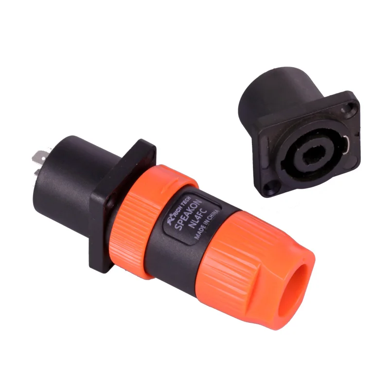 20 штук Динамик 4Pin Plug кабельные разъемы 4 полюсный штекер аудио вилка + Powercon Pin