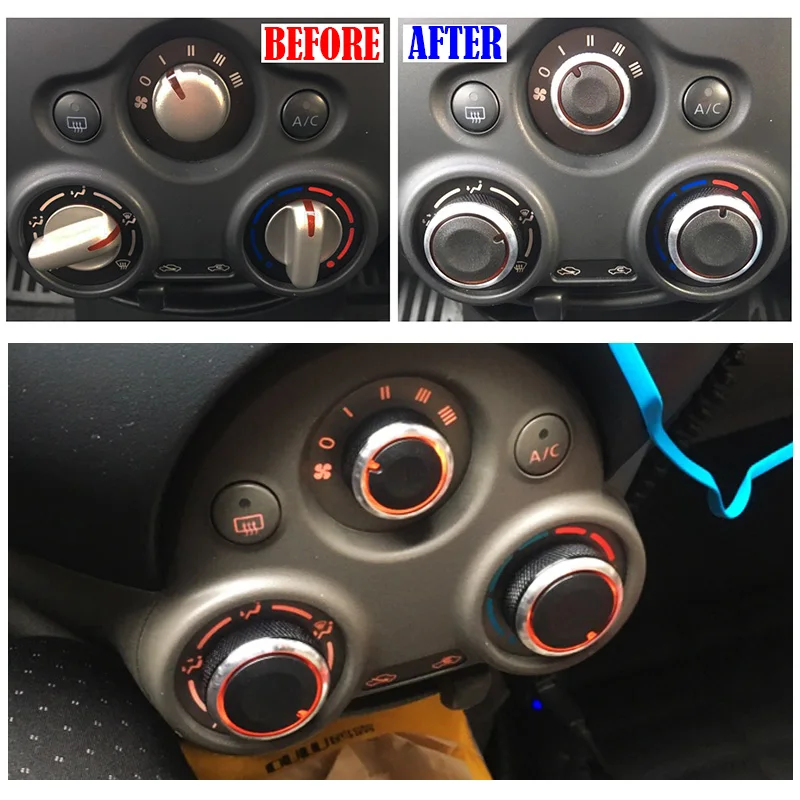 Для Nissan Sunny N17 March K13 автомобильный AC Обогреватель климат контроль ручка панель Переключатель ручки Air-con кнопки циферблаты