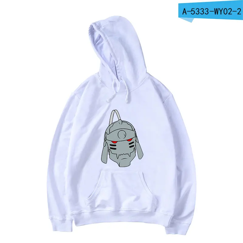 white2 Fullmetal Alchemist Пуловеры Толстовки худи и толстовки для женщин Fullmetal балахон алхимика и толстовки хип хоп толстовки для мужчин - Цвет: white2