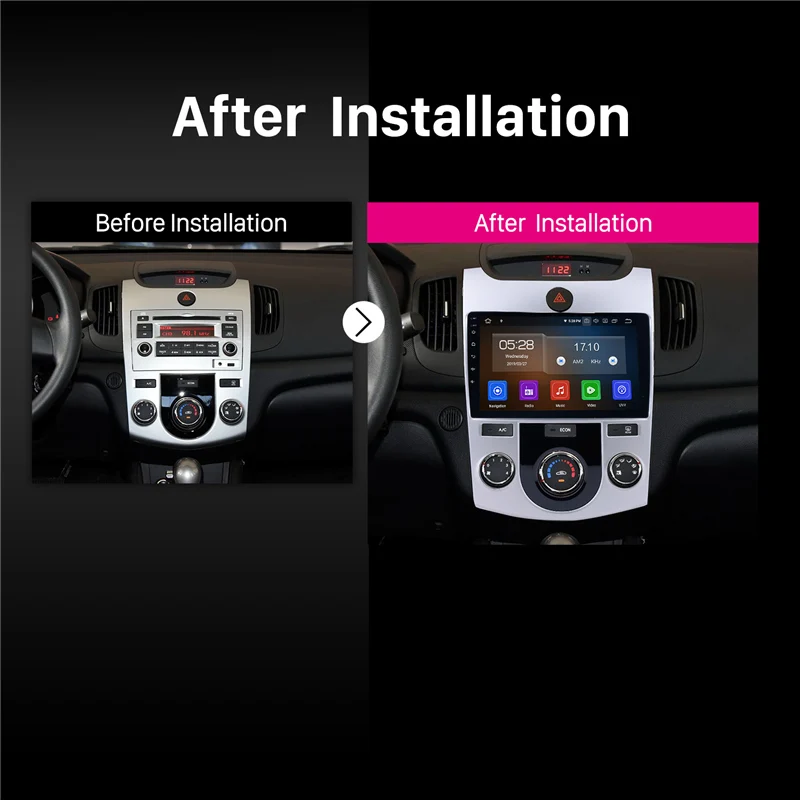 Harfey автомобиль Android 9 0 Carplay радио для KIA FORTE(MT) 2008 2009 2010 2011 2012 Стерео GPS Navi