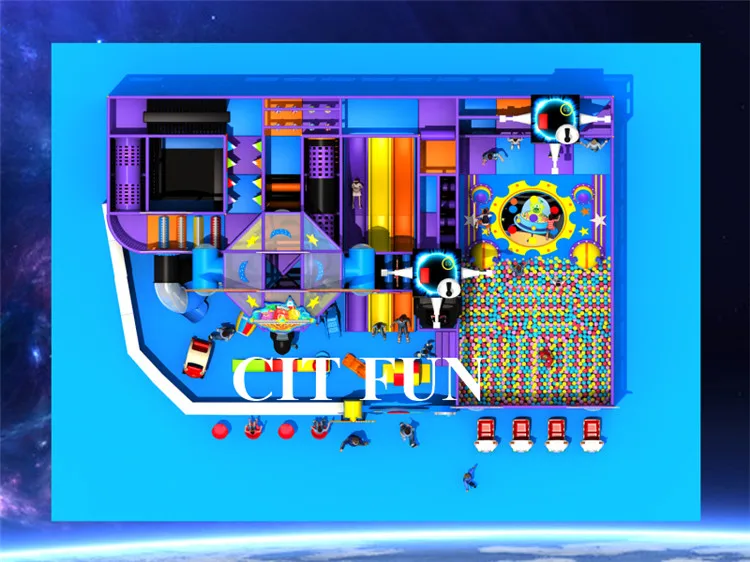 Европейский стандарт гигантское пространство парк развлечений крытая игровая