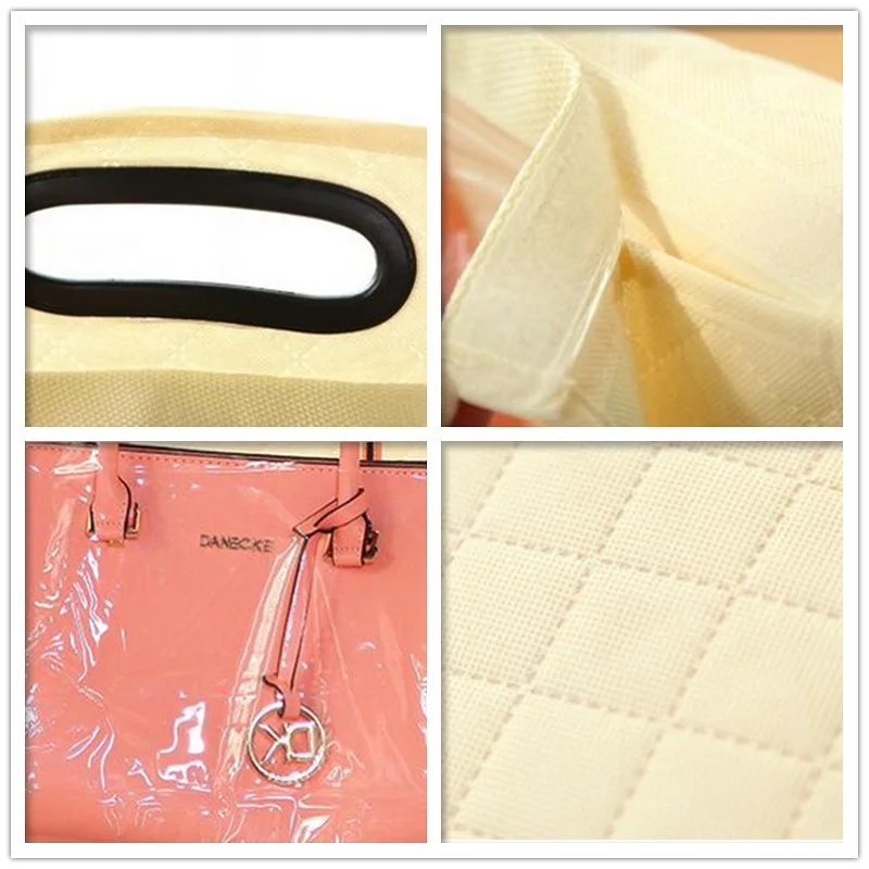

100pcs S M L Keep Clean Handing Storage Dust Cover Bag No-woven Fabric Handbag Closet OrganizerMylar Bags ZA0753