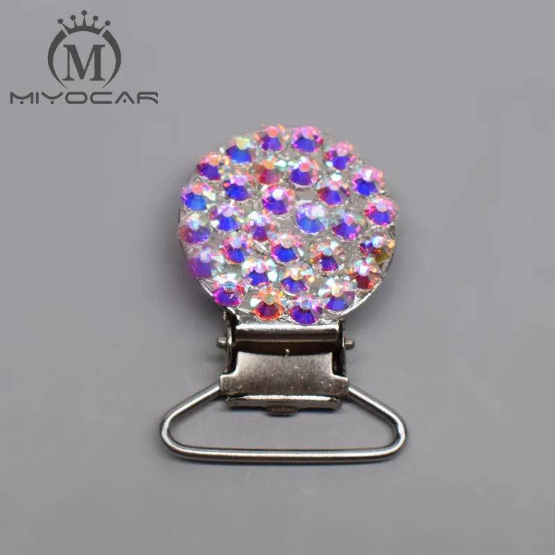 MIYOCAR Блестящий серебряный розовый зеленый горный хрусталь соски зажимы/пустышка