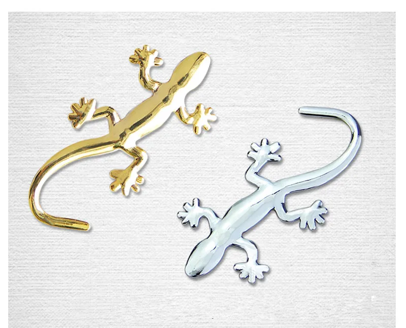 

3D Автомобильные наклейки gecko металлические чистые декоративные автомобильные мотоциклетные хромированный Стайлинг для автомобиля Наклей...