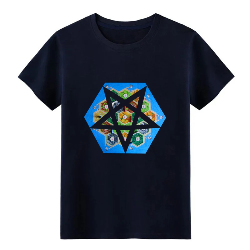 Футболка с принтом hail catan короткими рукавами плюс размер 3xl базовая