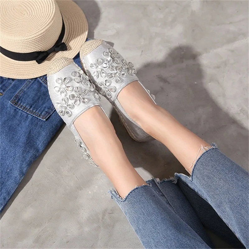 Ручной сшиты туфли без каблука &quotрыбачьи&quot женщина горный хрусталь plum оксфорды