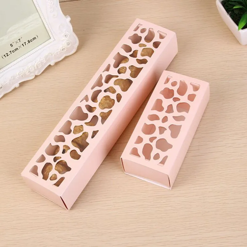 Новый DIY 10 шт 25 5*6*4 см Красивая с полым окном 4 вида цветов шоколадная упаковочная