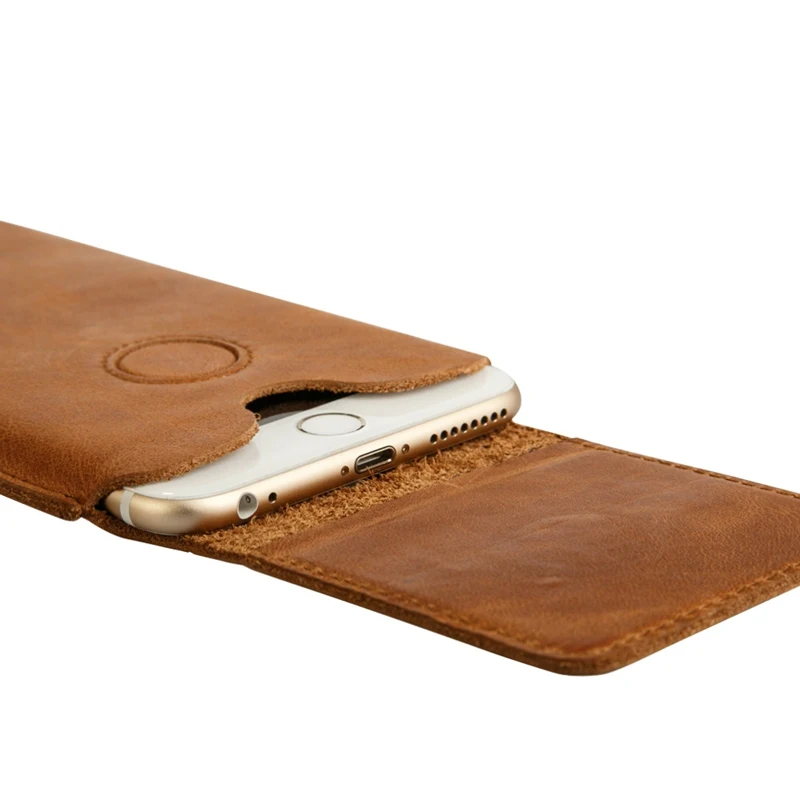 Чехол Jisoncase из натуральной кожи чехол для iPhone 6s Plus 6 plus Сумка с магнитной застежкой