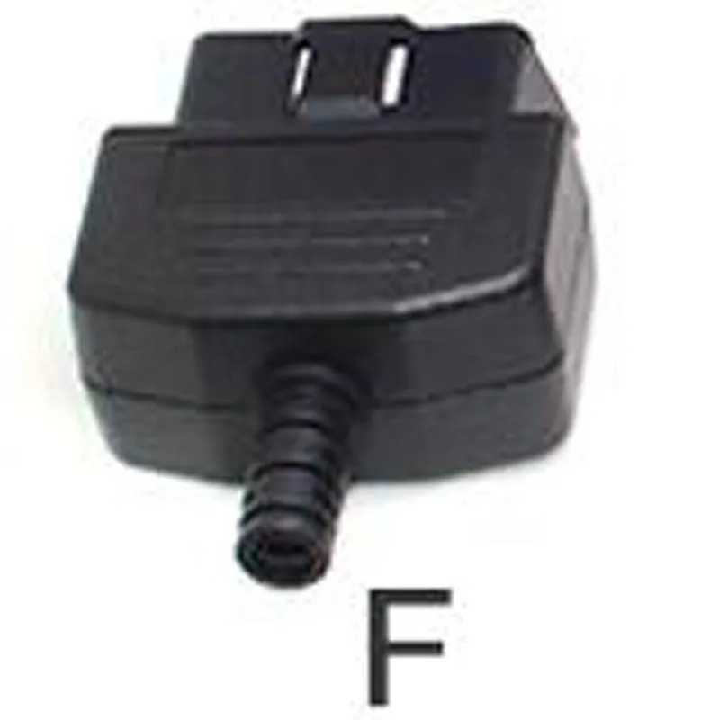 F 14 Тип дополнительный чехол ELM327 OBD2 разъем J1962m штепсельная вилка с приложением Obd 16pin 12V Штекерный соединитель - Цвет: F