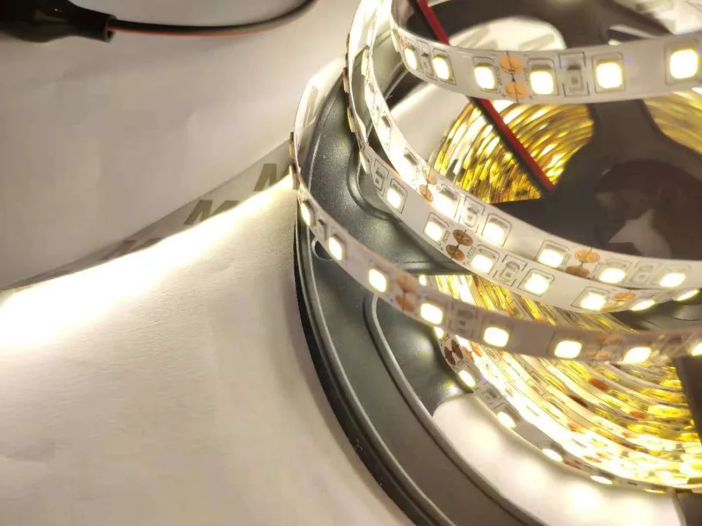 DC12V 8 мм Светодиодные полосы света 0 5 Вт/LED не водонепроницаемый SMD 2835 м 600LED 120л/м