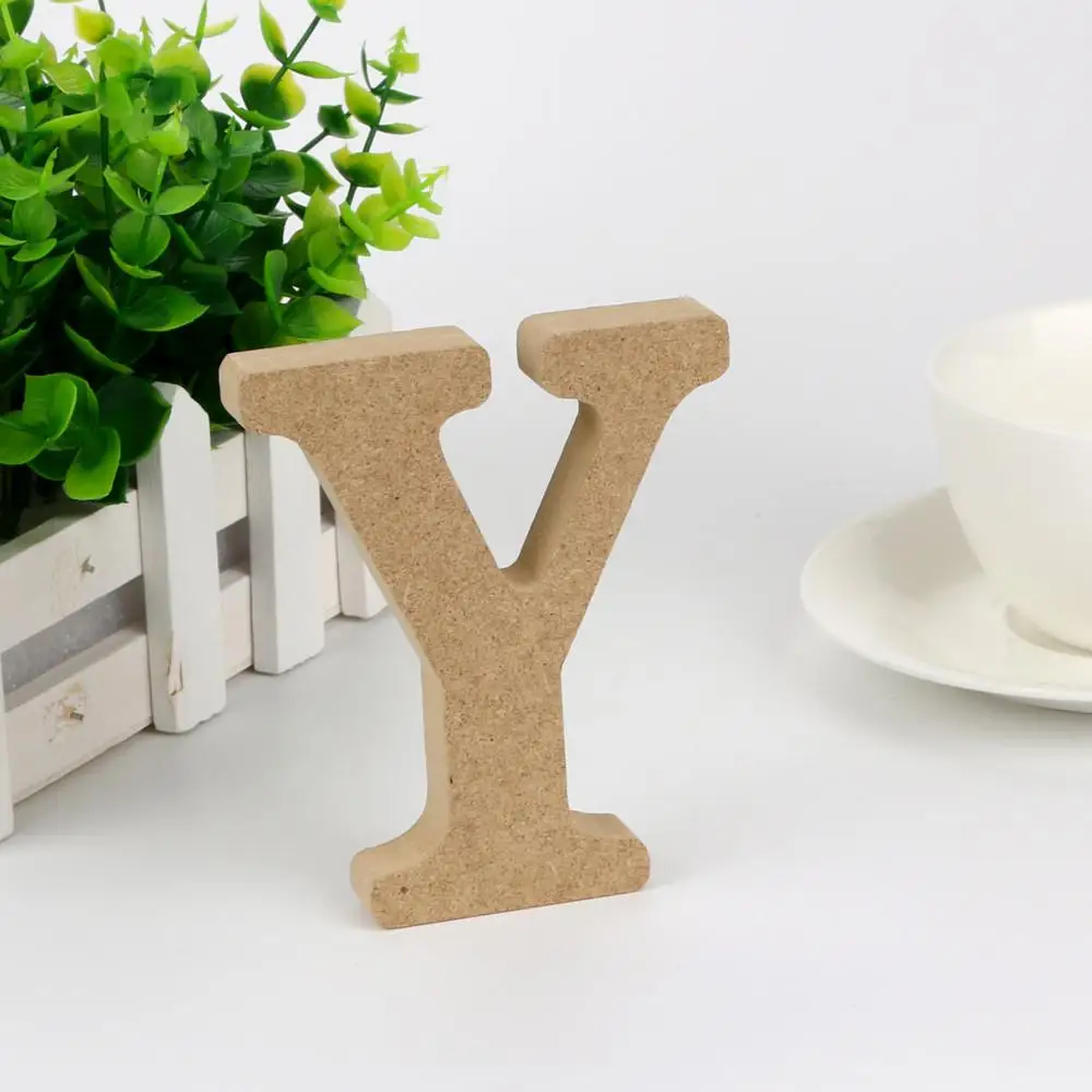 DIY A-&-Z деревянные буквы ремесла Алфавит художественное украшение для ретро дерево украшение для стен, для бара паба офис Свадьба Вечеринка домашний декор D1 - Цвет: Y