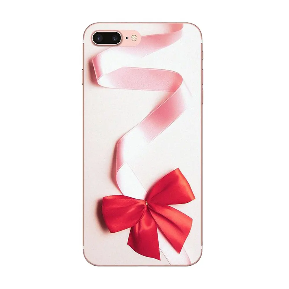 Чистый цвет милый галстук для Apple iPhone X XS Max XR 4 4S 5 5C 5S SE 6 6S 7 8 Plus ТПУ чехол | Мобильные