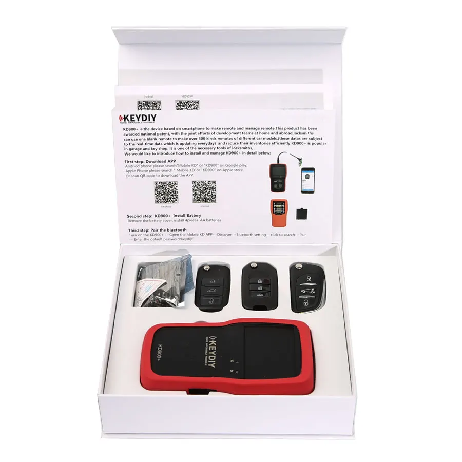 Оригинальный KEYDIY KD900 Remote Maker Plus Профессиональный автоматический ключ