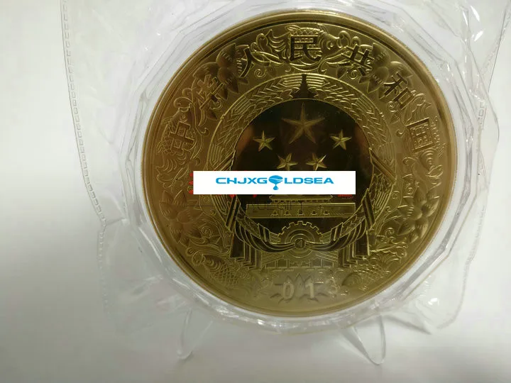 Памятная Золотая монета 2007 года в китайском свиньем году 1 кг с COA и подарочной
