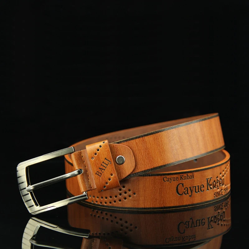 Мужские кожаные ремни с кожаным ремнем Винтажные 100% коровья кожа натуральная для