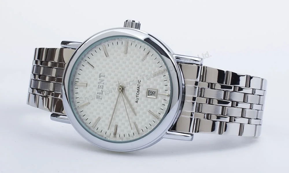 2015 Мужские часы из нержавеющей стали. Автоматическая дата автоподзавод. Модные