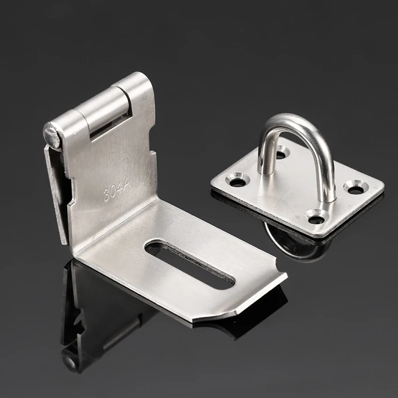 Novel Stainless Steel Hasp Staple Gate Door Shed Latch Lock For Padlock Shipping | Обустройство дома