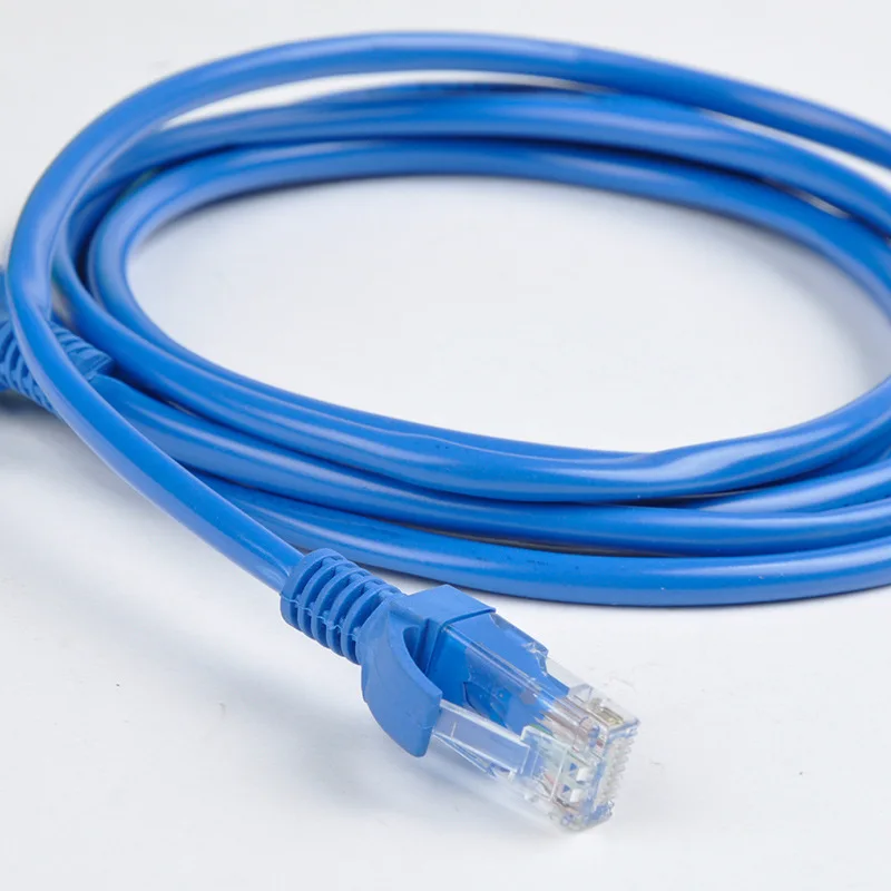 

Ethernet Cables CAT6 Six Gigabit Computer Network Internet Lines Double Shielded Stable Network For Computer Blue Color 1m - 30m