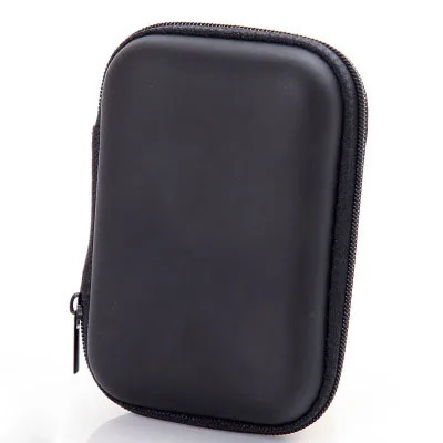 Black L Портативная сумка для хранения наушников цифровая USB коробочка для кабеля наушников дорожные электронные аксессуары мини Кабельный органайзер сумка Переносной жесткий футляр - Цвет: Black L