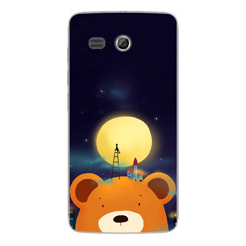 Для Huawei Ascend Y511 Печатный чехол цветок животные дизайн задняя крышка телефон