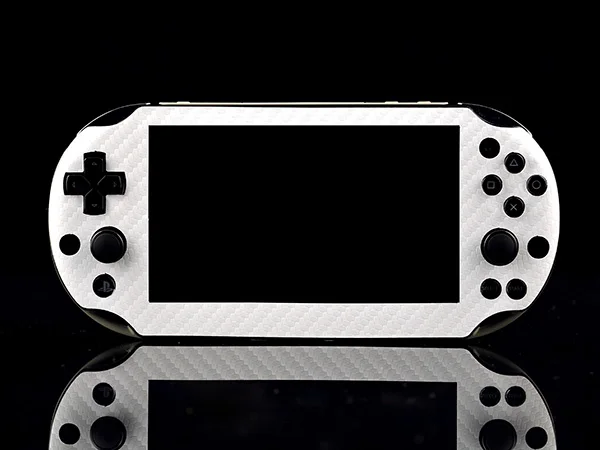 Белая виниловая наклейка для кожи из углеродного волокна Защитная пленка Sony PS vita