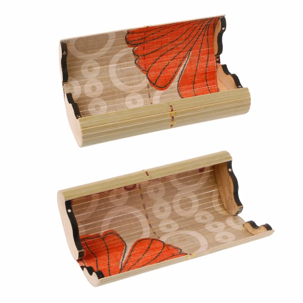 

1PC Men Women Bamboo Wooden Sunglasses Box Vintage Handmade Frame Glasses Case Moisture Resistance SunGlasses Protector Hot!