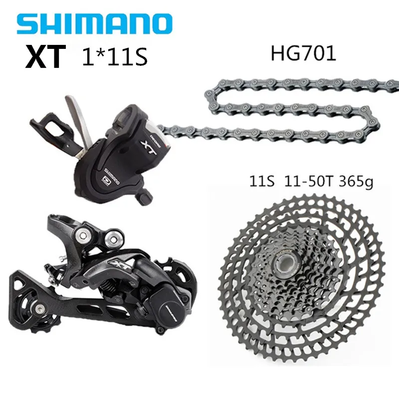 SHIMANO DEORE XT M8000 комплект горного велосипеда MTB 1x11 Speed 50T SL + RD SUNSHINE 11 HG701 переключатель