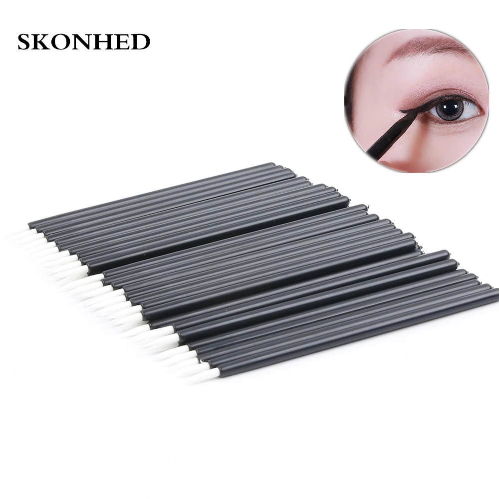 100 шт./компл. одноразовые подводка для глаз кисти макияжа кисть губной помады