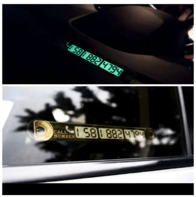 Светящаяся Временная парковочная карточка для Kia Ceed SW Amanti Quoris Borrego Cadenza Forte Cerato Optima