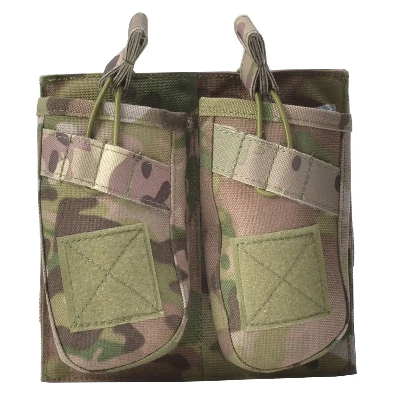 Tactifans Молл АК M4 подсумок Sinagle/двойное/тройной мешочек для лямки Системы Quick Release эластичный Топ открытым камуфляж