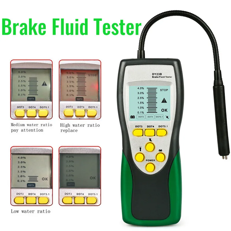 Автомобильный тестер тормозной жидкости цифровой контроль проверка качества