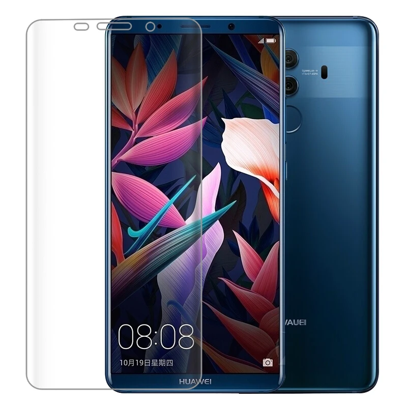 Полное покрытие протектор экрана для huawei mate 20 Pro lite 9 10 pro magie RS мягкая ПЭТ пленка не