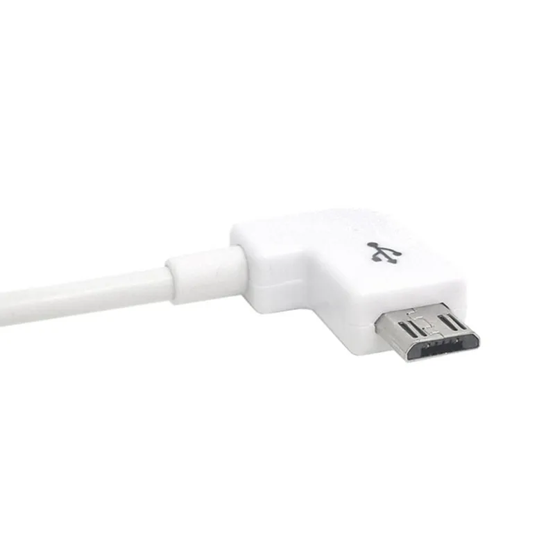 Новый короткий правый угол 90 градусов микро USB быстрое зарядное устройство