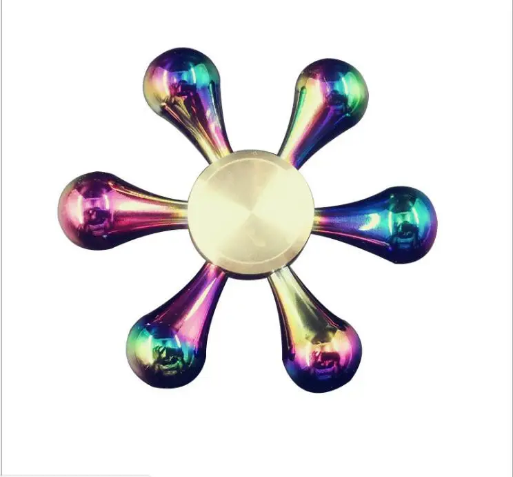 Foleto новые металлический фиджет Спиннер палец Spinner Анти Стресс ручной Для аутизм