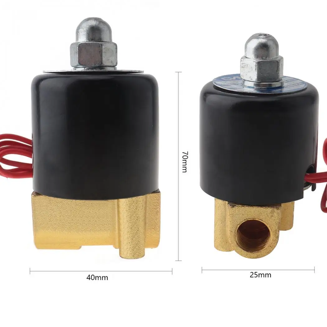 1/4 ''воздушные СОЛЕНОИДНЫЕ AC220V AC110V DC24V DC12V нормально закрытый тип алюминиевый