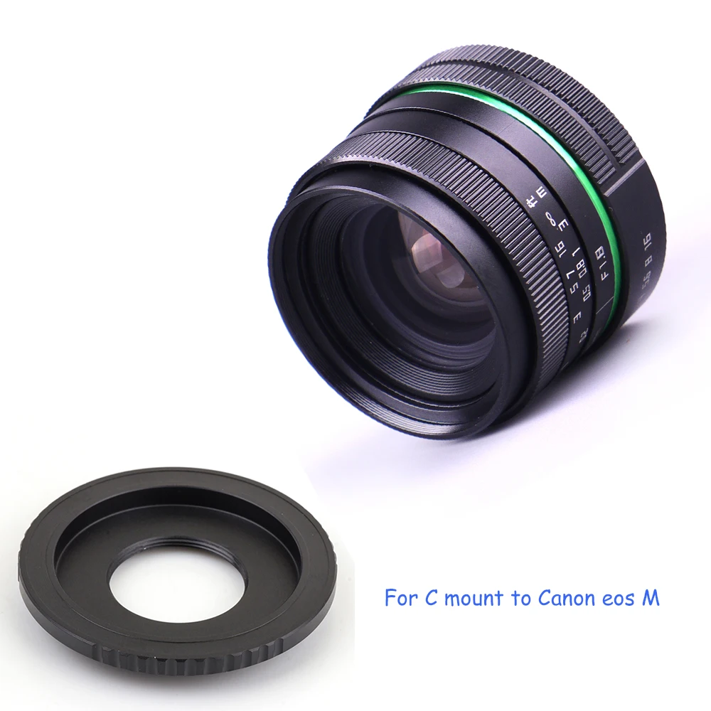 Объектив для телевизора 25 мм F1.8 APS-C крепление C камеры + адаптер Sony nex/для nikon1/для