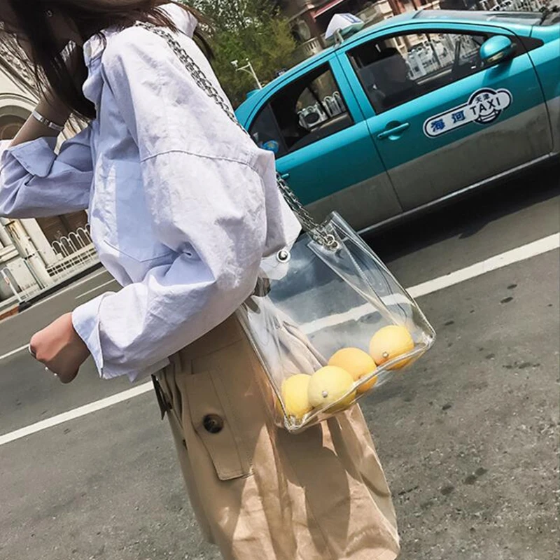Модные сумки роскошная Прозрачная женская сумка мессенджер на плечо дешевая