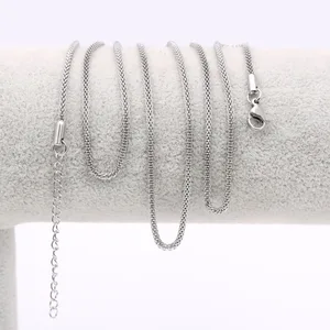 Цепочки reidgaller из нержавеющей стали для изготовления ювелирных изделий своими руками, 5 шт., толщина 2 мм, длина 80 см