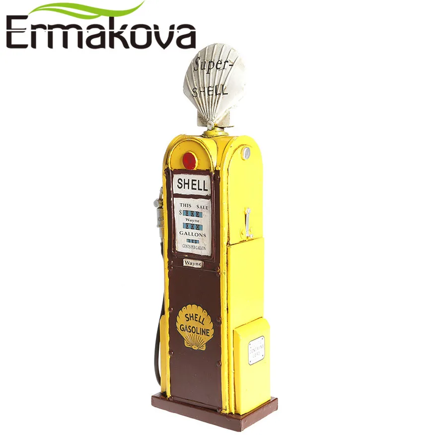 ERMAKOVA 46 см (18 1 &quot) высота ретро ручная работа металлическая газовая станция модель