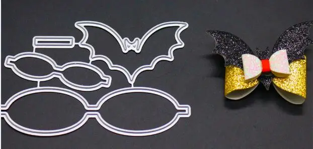 Bow Bat VCD15Scrapbook цветы металлические режущие штампы для трафареты для скрапбукинга DIY открытки в альбом украшения тиснение Складная матрица резец - Цвет: Bow Bat