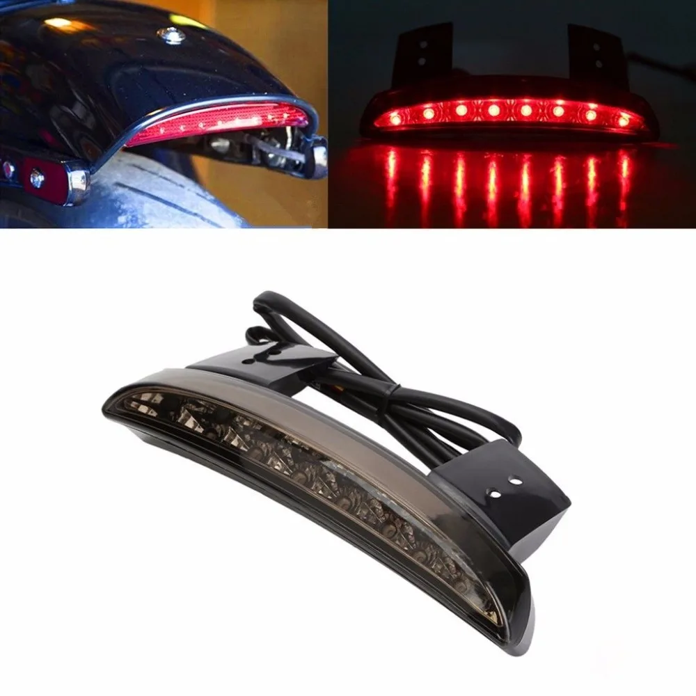 

Smoke Chopped Fender Edge LED Tail Light For Harley 2007-2013 Sportster 1200 883