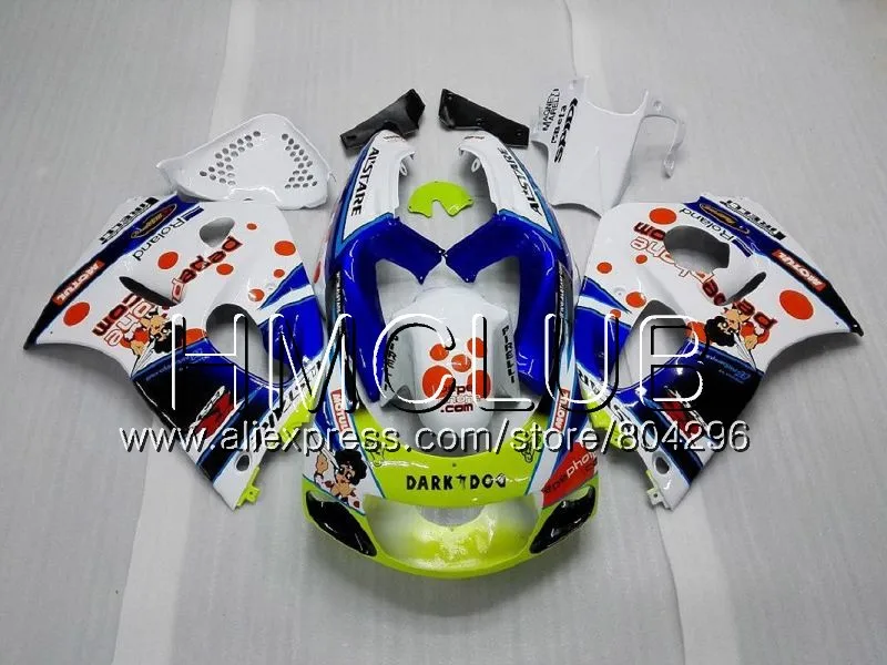 No. 5 no tank cover Комбинезоны для SUZUKI GSXR 750 600 SRAD GSXR600 завод синий 96 97 98 99 00 1HM. 7 GSX-R600 GSXR750 1996 1997 1998 1999 2000 обтекатель - Цвет: No. 5 no tank cover