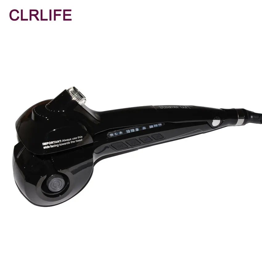CLRLIFE Профессиональный паровой спрей паровой щипцы для завивки Волос Автоматическая Плойка для завивки волос палочка для ухода за волосами Инструменты для укладки Волшебные щипцы для завивки волос