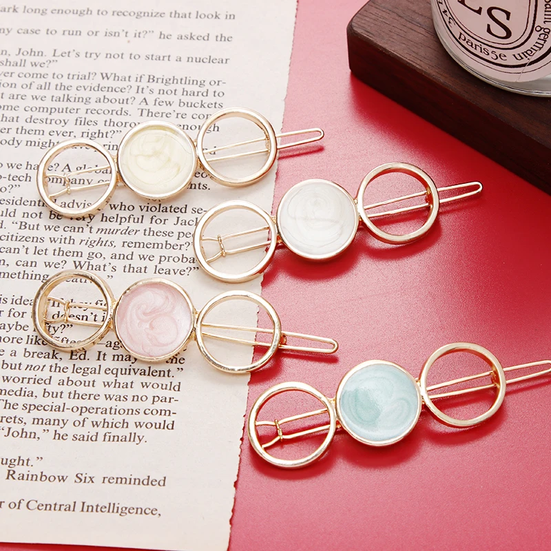 Новинка 2019 милая заколка для волос в Корейском стиле из ацетатного сплава со