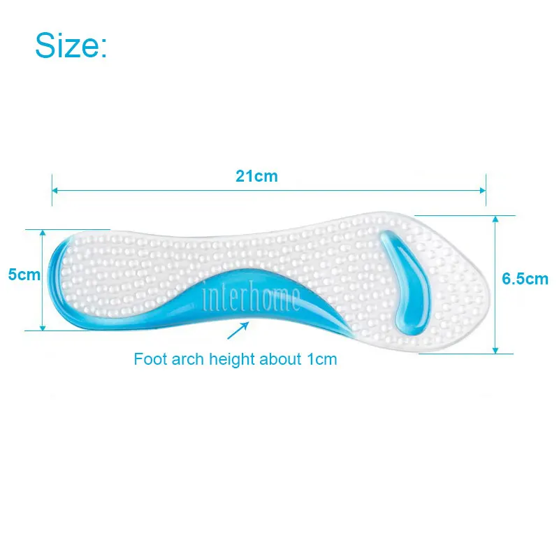 3D три четверти спортивные ортопедические стельки поддержка поперечной арки