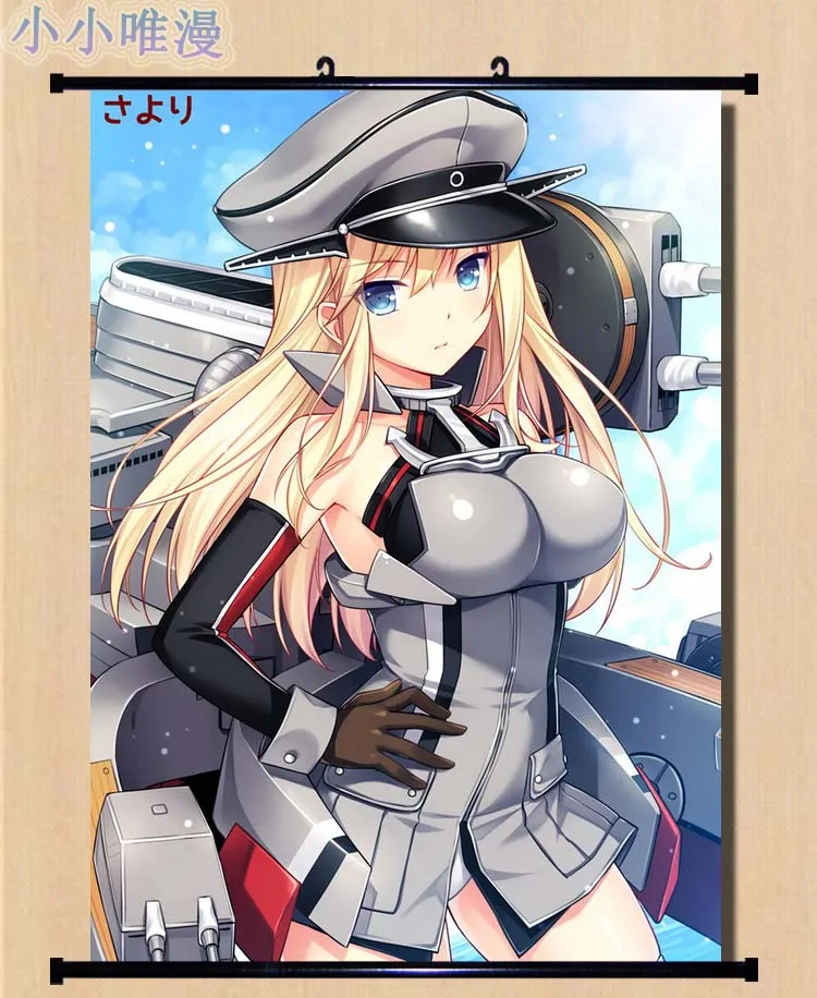 Аниме декоративные картины Kantai Collection kanglue персонажи Bismarck &amp Prinz Eugen домашний Декор