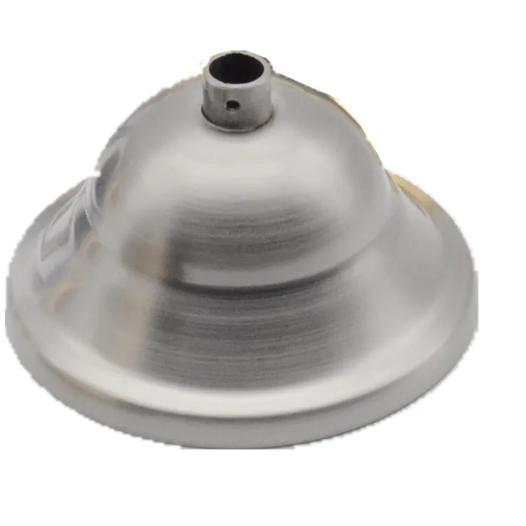 nickel color Винтажный Ретро 90 мм потолочный розовый потолочный навес для светодиодной лампы люстры подвесной светильник E27 держатель лампы хрустальная лампа фитинги diy - Цвет: nickel color