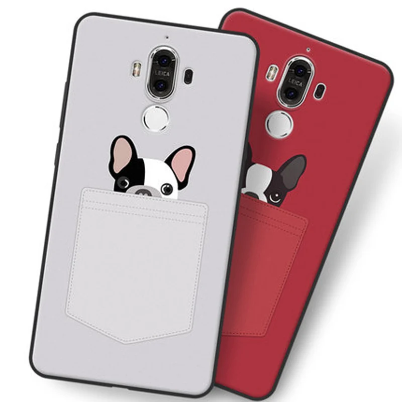 Телефонные чехлы для Huawei Mate 9 с рисунком героев мультфильмов прозрачный чехол